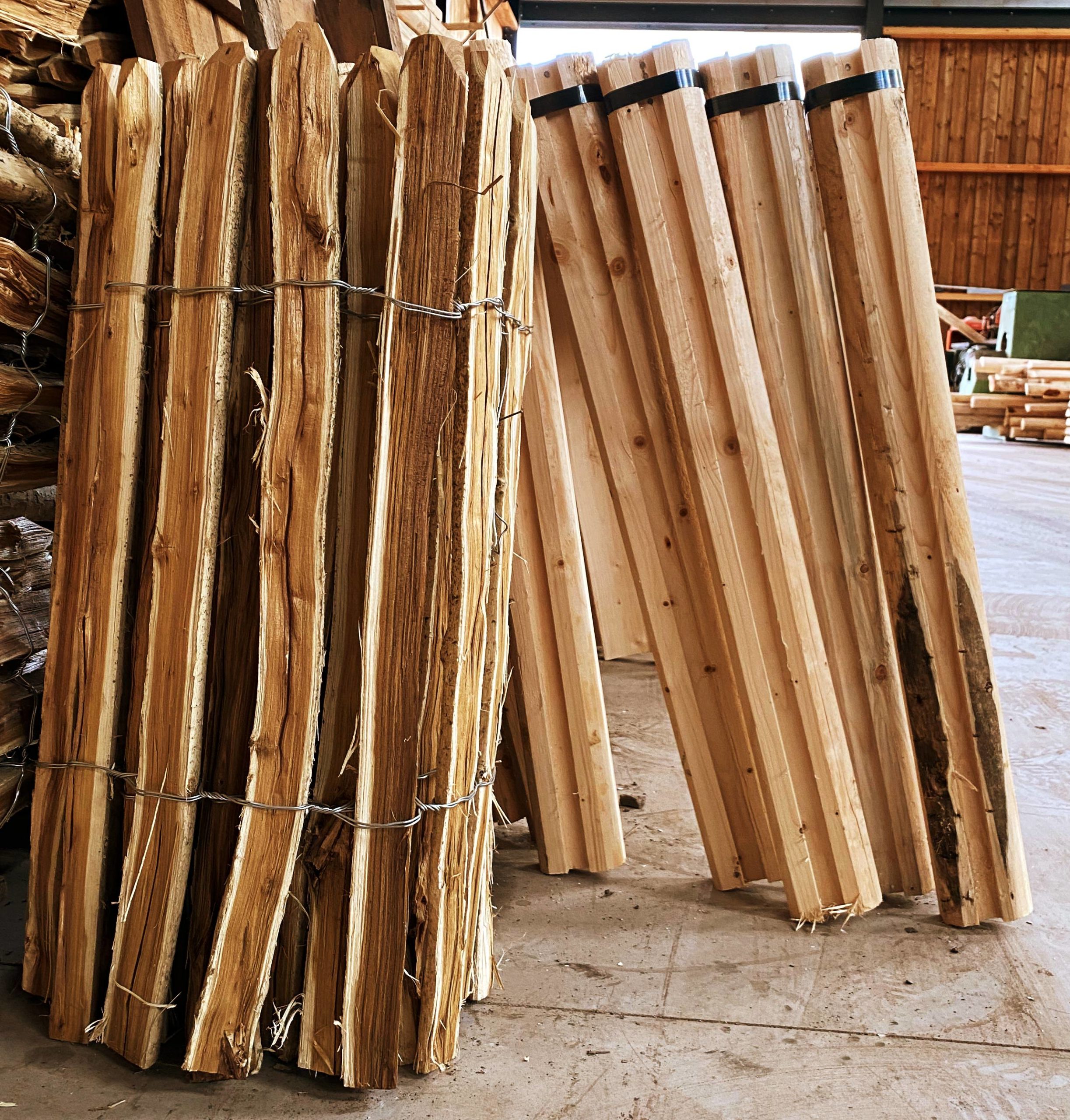 clôture bois - Ganivelle - sciure de bois - Revendeur bois